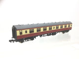 Graham Farish 0686 N Gauge BR Red/Cream Mk1 Corr 2nd Coach W24753