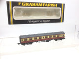 Graham Farish 0686 N Gauge BR Red/Cream Mk1 Corr 2nd Coach W24753