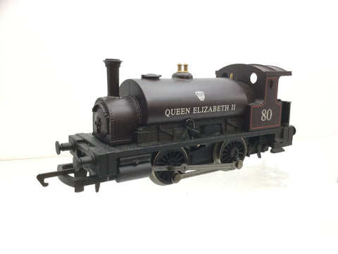 Hornby R2597 OO Gauge Class 0F Pug 80 Queen Elizabeth II