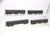 Graham Farish 0606/0616 N Gauge LMS Suburban Coach x4