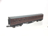 Graham Farish 0626 N Gauge LMS 57ft Suburban 1st/3rd Composite Coach 6143