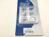 Dapol 7A-000-004 O Gauge Screw Coupling with Spring & Coupling Hook (5 Pairs)