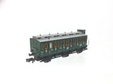Fleischmann 8094 N Gauge DRG 6 Wheel 3rd Class Coach 1541