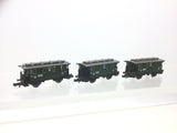 Fleischmann 8051 N Gauge DRG 4 Wheel Passenger Coach 04 90 33 x3 (L3)