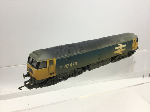 Hornby R2254B OO Gauge BR Large Logo Class 47 No 47473 (Weathered)