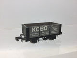 Graham Farish 373-176 N Gauge 7 Plank Wagon Kobo, Manchester