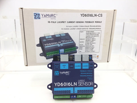 Yamorc Digital YD6016LN-CS 16 Fold Loconet Current-Sensing Feedback Module