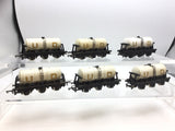 Wrenn W4657 OO Gauge 6 Wheel Milk Tank UD x6