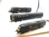 Hornby R2705 OO Gauge Grand Central HST Power Cars plus Buffet Car