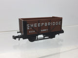 Minitrix N514 N Gauge 8 Plank Open Wagon Sheepbridge