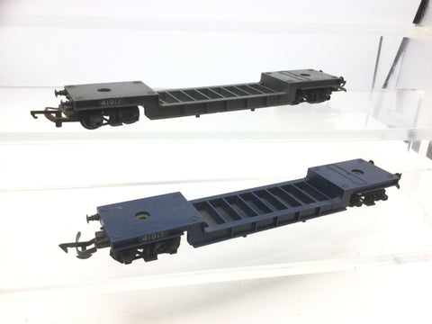 Triang R118 OO Gauge Bogie Well Wagon 41917 x2