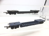 Triang R118 OO Gauge Bogie Well Wagon 41917 x2