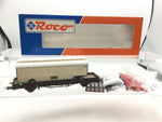 Roco 47228 HO Gauge OBB Flat Wagon with Circus Trailer Load