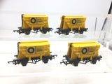 Wrenn W5016 OO Gauge Presflo Wagon Blue Circle x4