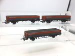 Hornby R248 OO Gauge BR OAA Open Wagon Railfreight Livery 110264 x3