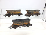 Hornby R039 OO Gauge Coal Sector HAA Wagon 351923 x3