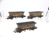 Hornby R039 OO Gauge Coal Sector HAA Wagon 351923 x3