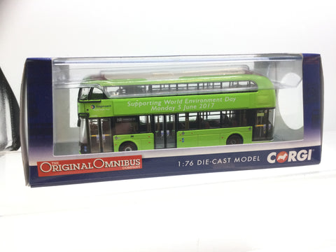 Corgi OM46625A 1:76/OO Gauge Wrightbus Stagecoach London Supporting Environment
