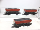 Replica 14102 OO Gauge BR Railfreight HEA Hopper Wagon x3