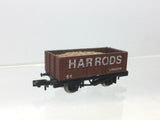 Graham Farish 2130 N Gauge 6 Plank Wagon Harrods (L2)
