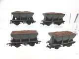 Bachmann 33-250 OO Gauge BR Grey 24t Iron Ore Hopper Wagon P209938 x4