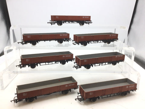 Hornby R235 OO Gauge 45t OBA Open Wagon Bauxite Railfreight 110003 x7