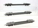 Triang T173 TT Gauge Bogie Well Wagon S61077 x3