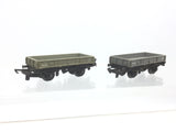Triang T172 TT Gauge BR Grey Low Sided Wagon B9325 x2