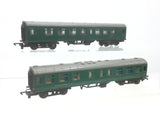 Triang T132/T134 TT Gauge BR Green Mk1 Coaches S15021/S1771
