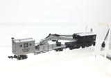 Bachmann 46612 N Gauge ATSF Crane Car & Boom Tender