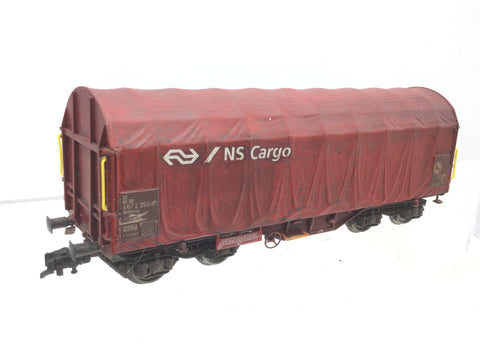 Roco HO Gauge NS Tarpaulin Wagon 467 2 393-2 (REPAINTED)