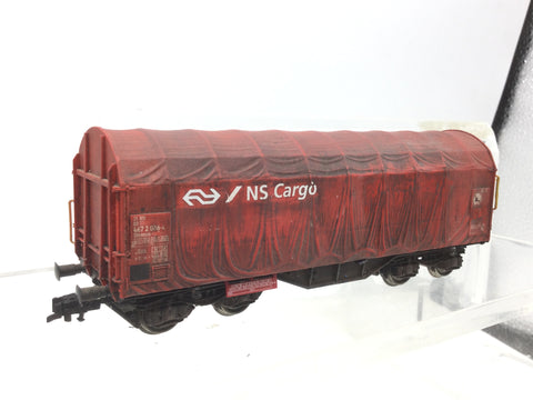 Roco HO Gauge NS Tarpaulin Wagon 467 2 086-4 (REPAINTED)
