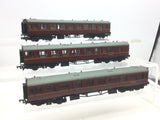 Replica 12042/12052 OO Gauge BR Maroon Collett Coaches x3