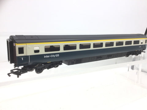 Hornby R4633A OO Gauge BR Blue/Grey HST 125 Trailer First Open Coach E41064