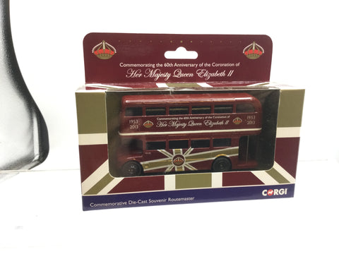 Corgi CC82320 Diecast London Routemaster Bus Queen's Coronation 60th Anniversary
