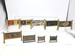 Job Lot of Hornby Dublo/Wardie OO Gauge Cast Metal Station Signs
