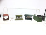 Job Lot of Wardie Master Models/Other OO Gauge Cast Metal Gents WC/Seats/Lych Gate