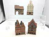 Job Lot of Assorted German N Gauge Kit Built Buildings (L3)