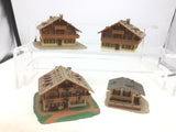 Job Lot of Assorted German N Gauge Kit Built Buildings (L4)