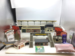 Job Lot of OO Gauge Kit Built Buildings and Accessories (L4)