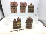 Job Lot of Assorted German N Gauge Kit Built Buildings (L5)