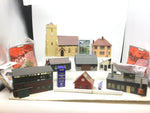 Job Lot of OO Gauge Kit Built Buildings and Accessories (L5)