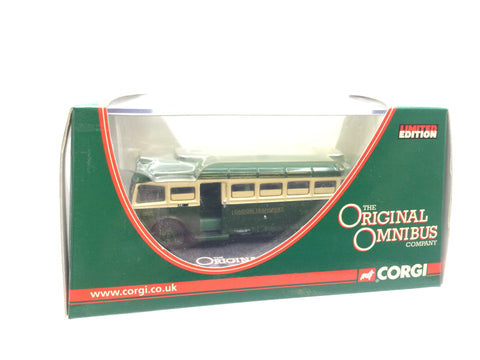 Corgi OM41010 1:76/OO Gauge AEC Q Single Deck Bus London Transport