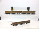 Graham Farish N Gauge LNER Teak Mainline Coaches x3