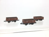 Graham Farish 2002 N Gauge 5 Plank Wagon NE 600647 x3