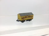Peco NR-P120 N Gauge Salt Wagon Saxa Yellow 251