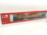 Rivarossi HR6613 HO Gauge CEMAT Sgnss Container Wagon w/45' Nothegger Container VI
