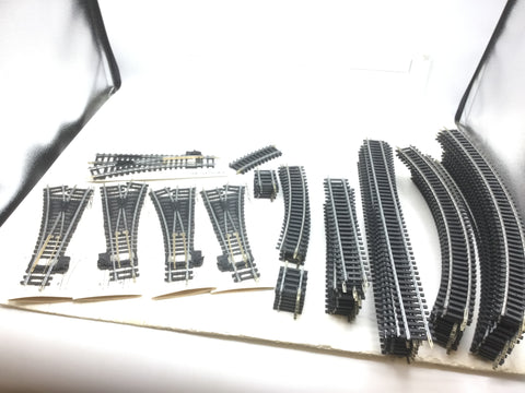 Job Lot of Hornby OO Gauge Steel Track and Points