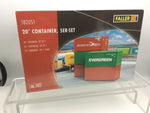 Faller 182051 HO Gauge 20' Container Kit Set (5) IV