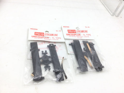 Peco SL-29 OO Gauge Uncouplers for Hornby/Bachmann/Lima etc (2 Packs)
